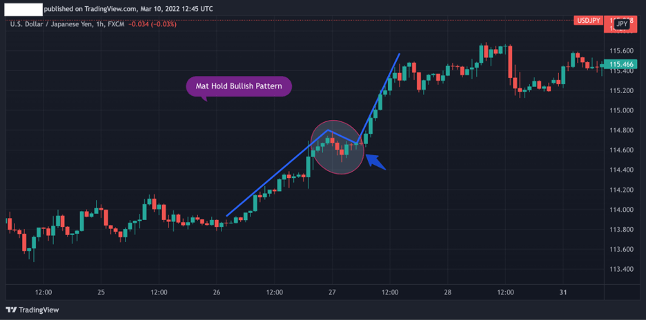 Mat Hold chart pattern forex trading