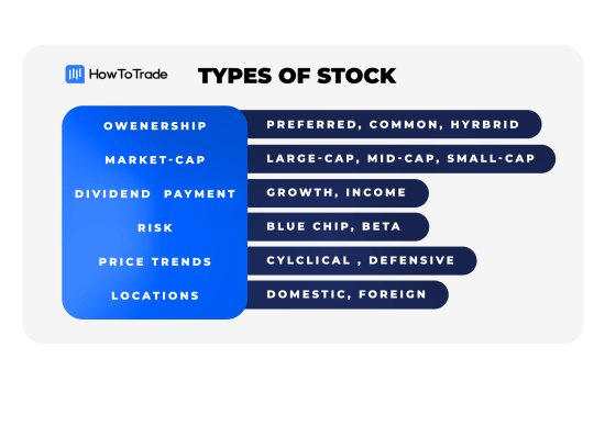 Types Of Stocks Every Investor Should Know - HowToTrade.com