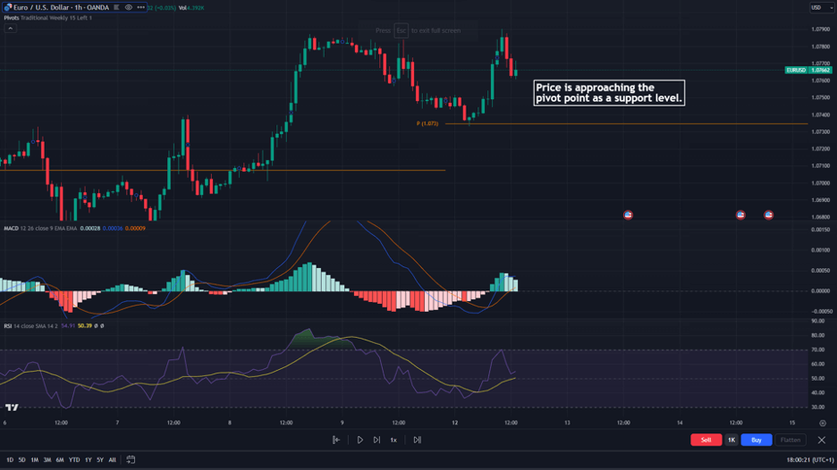 pivot point with rsi and macd