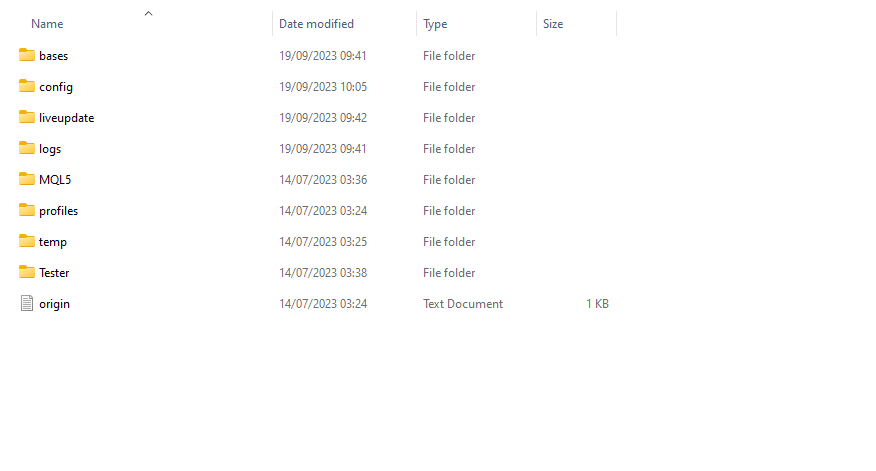 custom indicators MT4 5 open data folder