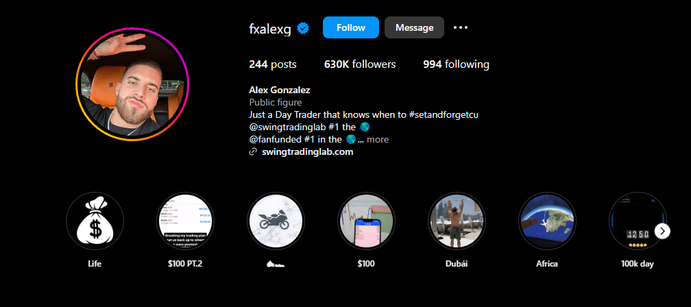 fxalexg instagram forex trader